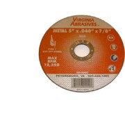 VIRGINIA ABRASIVES 424-59002 5 x 0.04 x 0.87 in. Metal Ultra Thin Cutting Wheel 681512